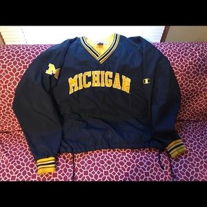 Champion MICHIGAN pullover windbreaker